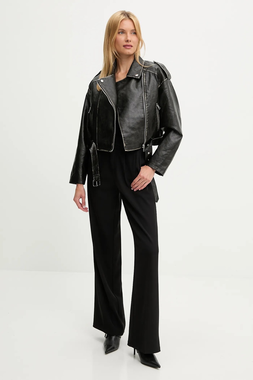 Куртка Answear.LAB цвет чёрный переходная oversize