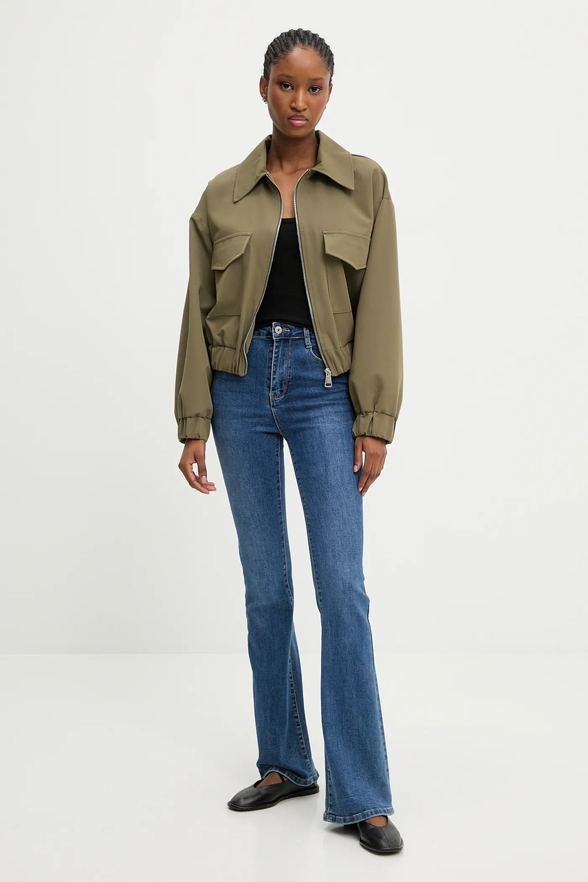 Куртка Answear.LAB цвет зелёный переходная