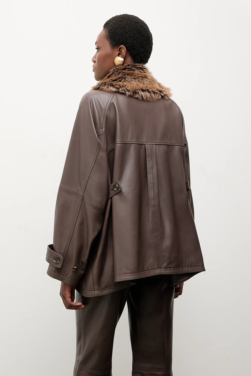 Kožená bunda Bonded by Answear.LAB &amp; LOBOS (obrázek 3)