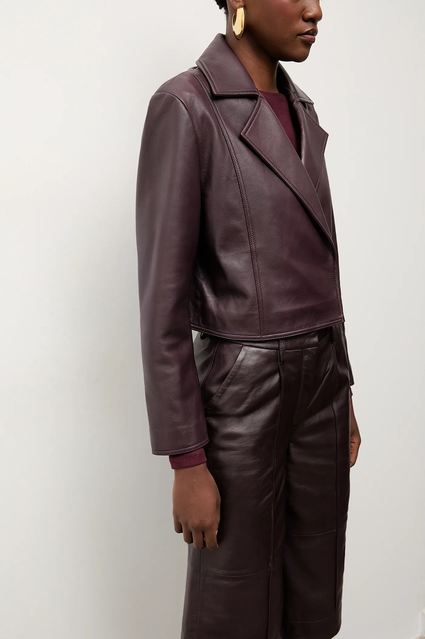 Kožený křivák Bonded by Answear.LAB &amp; LOBOS (obrázek 4)