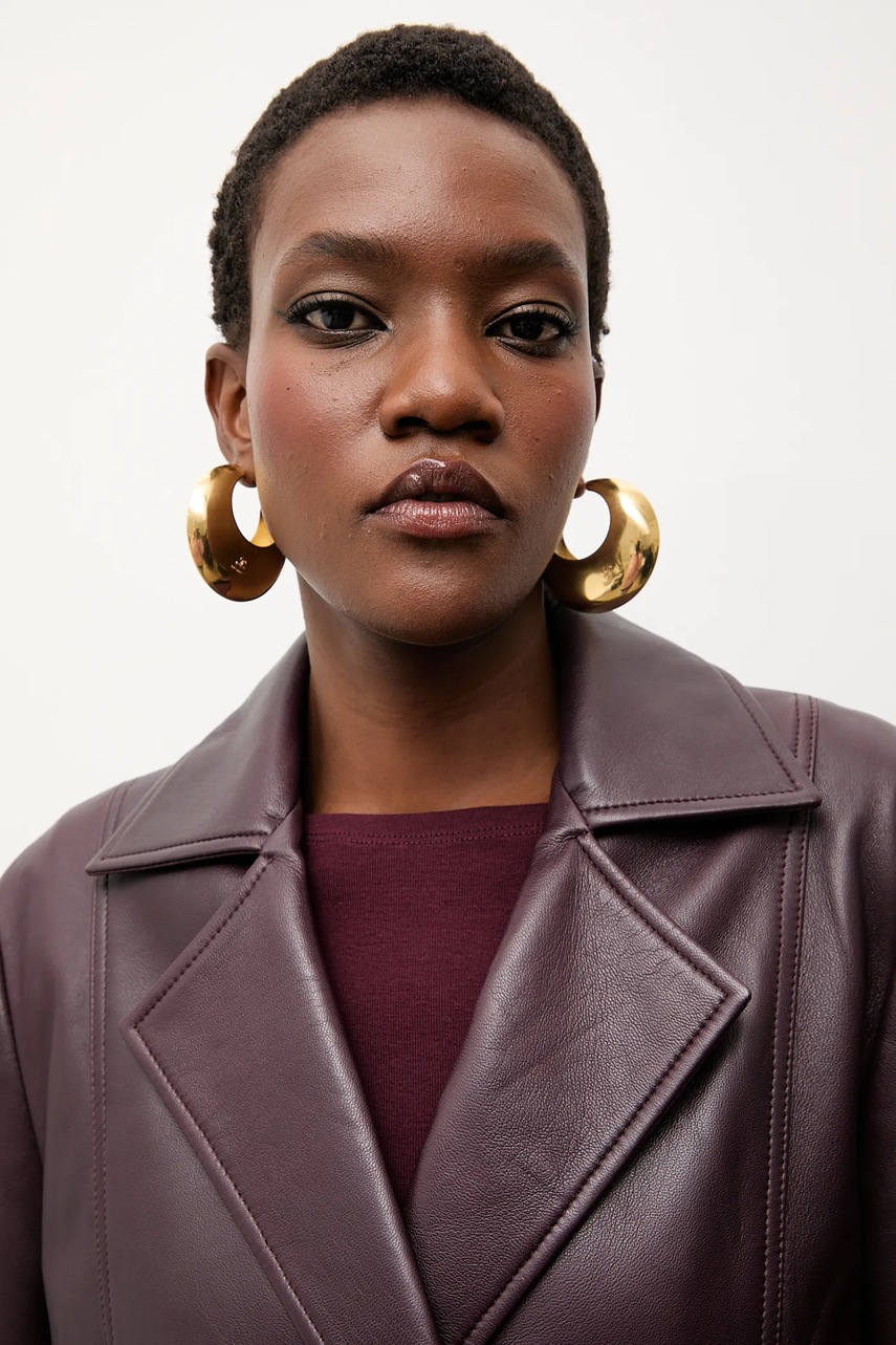 Kožený křivák Bonded by Answear.LAB &amp; LOBOS (obrázek 5)