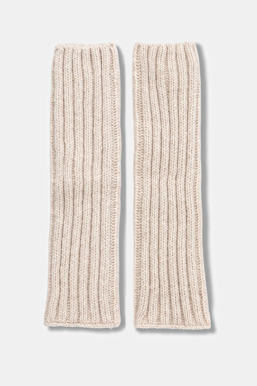 Гетры с шерстью Answear.LAB цвет бежевый