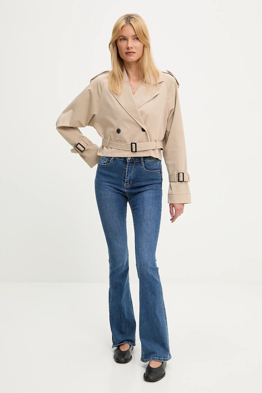 Куртка Answear.LAB цвет бежевый Куртка Answear.LAB цвет бежевый