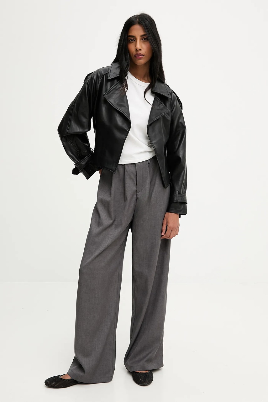 Куртка Answear.LAB цвет чёрный переходная oversize