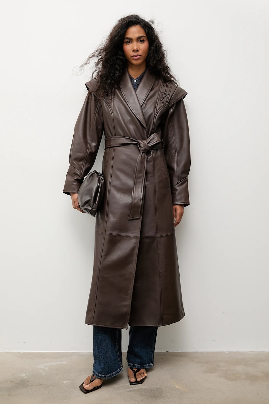 Δερμάτινο παλτό Answear.LAB