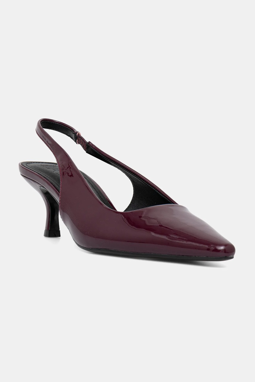 Answear.LAB pantofi cu toc culoarea bordo