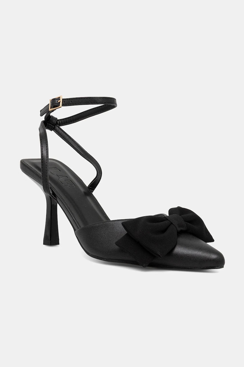Answear.LAB pantofi cu toc culoarea negru