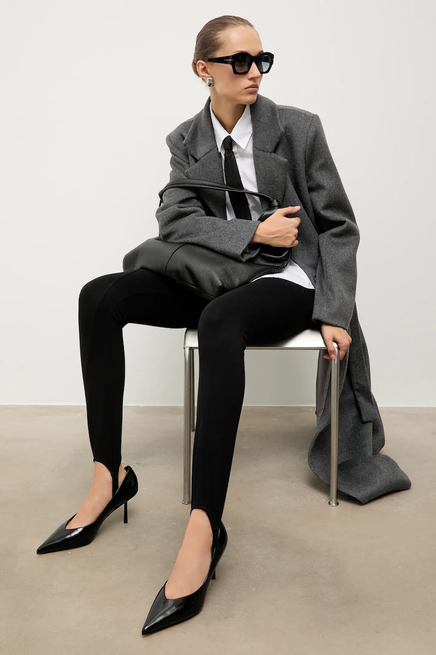 Answear.LAB stilettos de piele culoarea negru