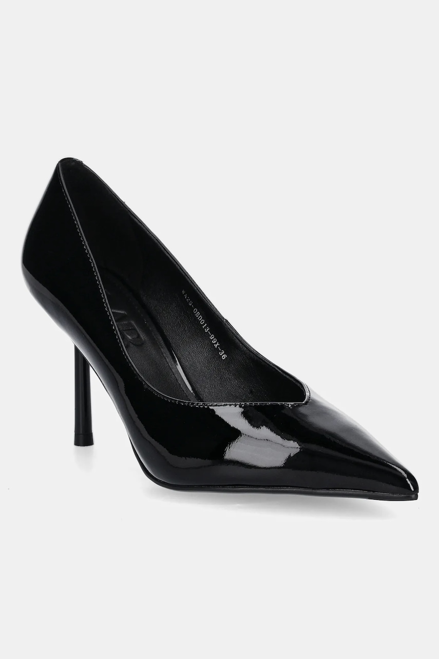 Answear.LAB stilettos de piele culoarea negru