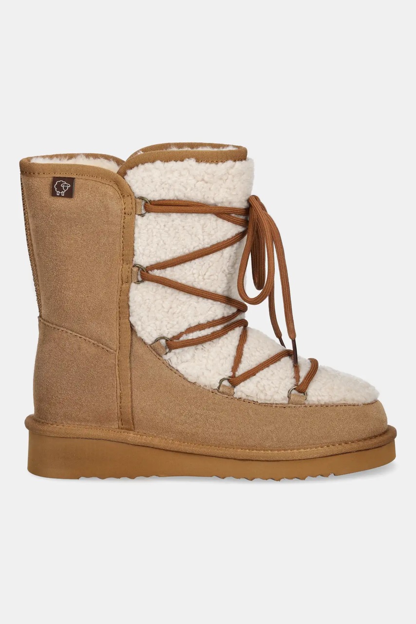 Замшевые сапоги Answear.LAB цвет коричневый