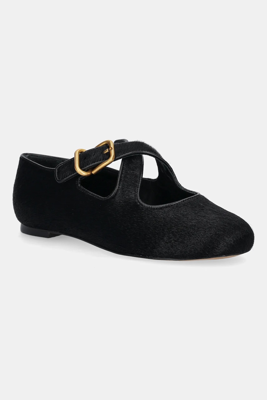 Answear.LAB balerini din piele intoarsa culoarea negru