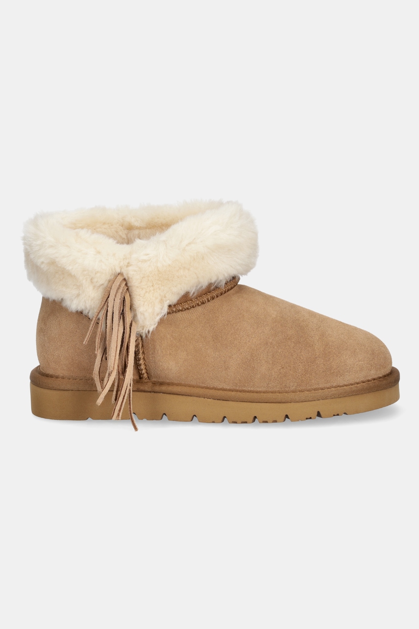 Замшевые сапоги Answear.LAB цвет коричневый Замшевые сапоги Answear.LAB цвет коричневый