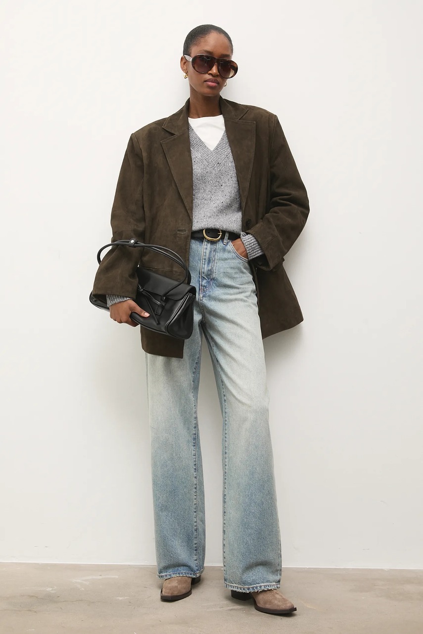 Σουέτ μπότες τσέλσι Answear.LAB φωτογραφία