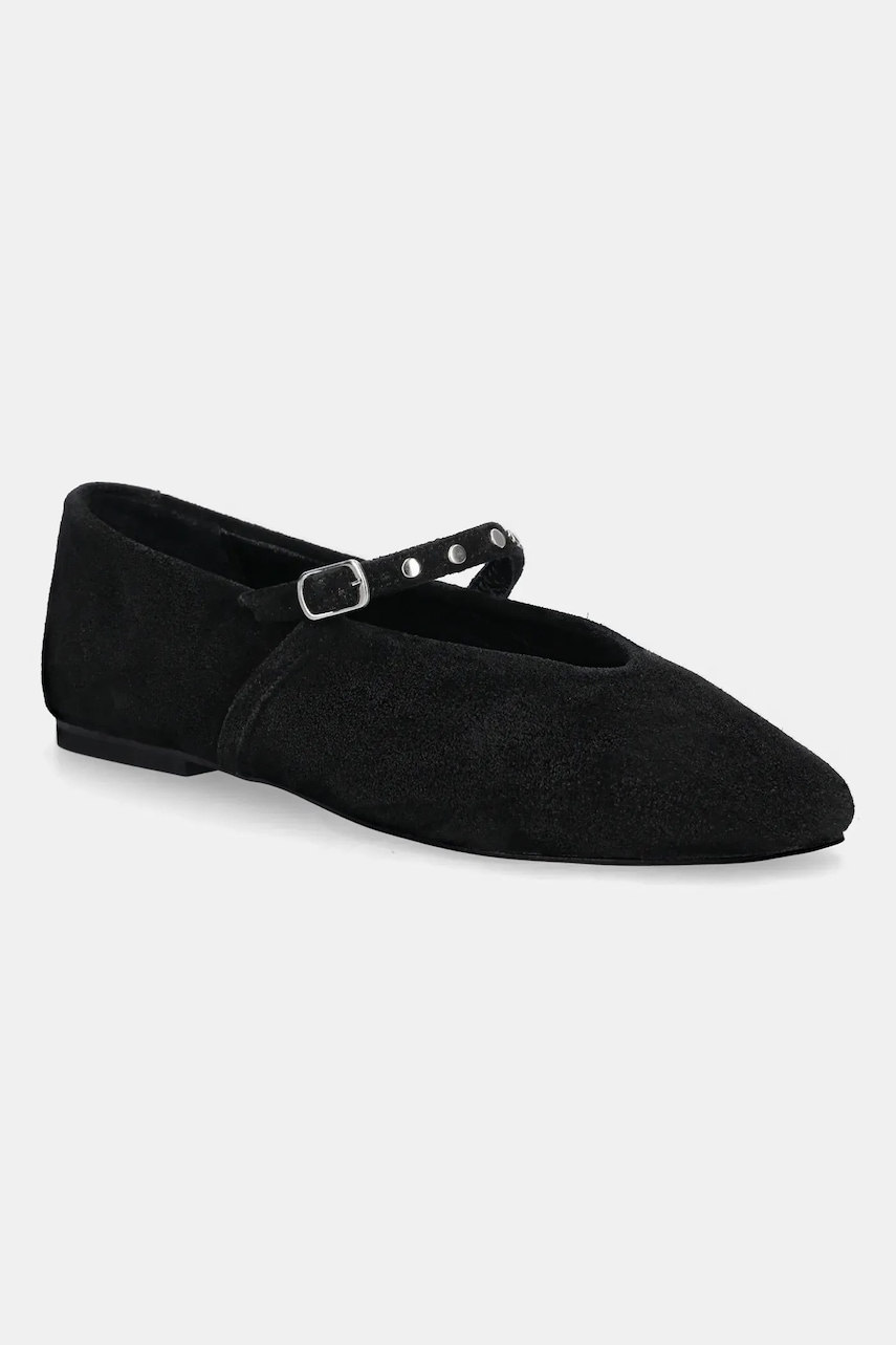 Answear.LAB balerini din piele intoarsa culoarea negru