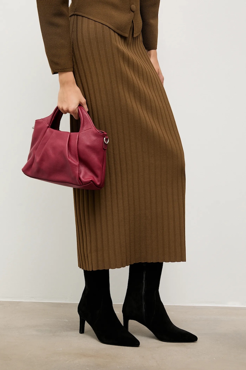 Answear.LAB cizme din piele intoarsa culoarea negru, cu toc drept