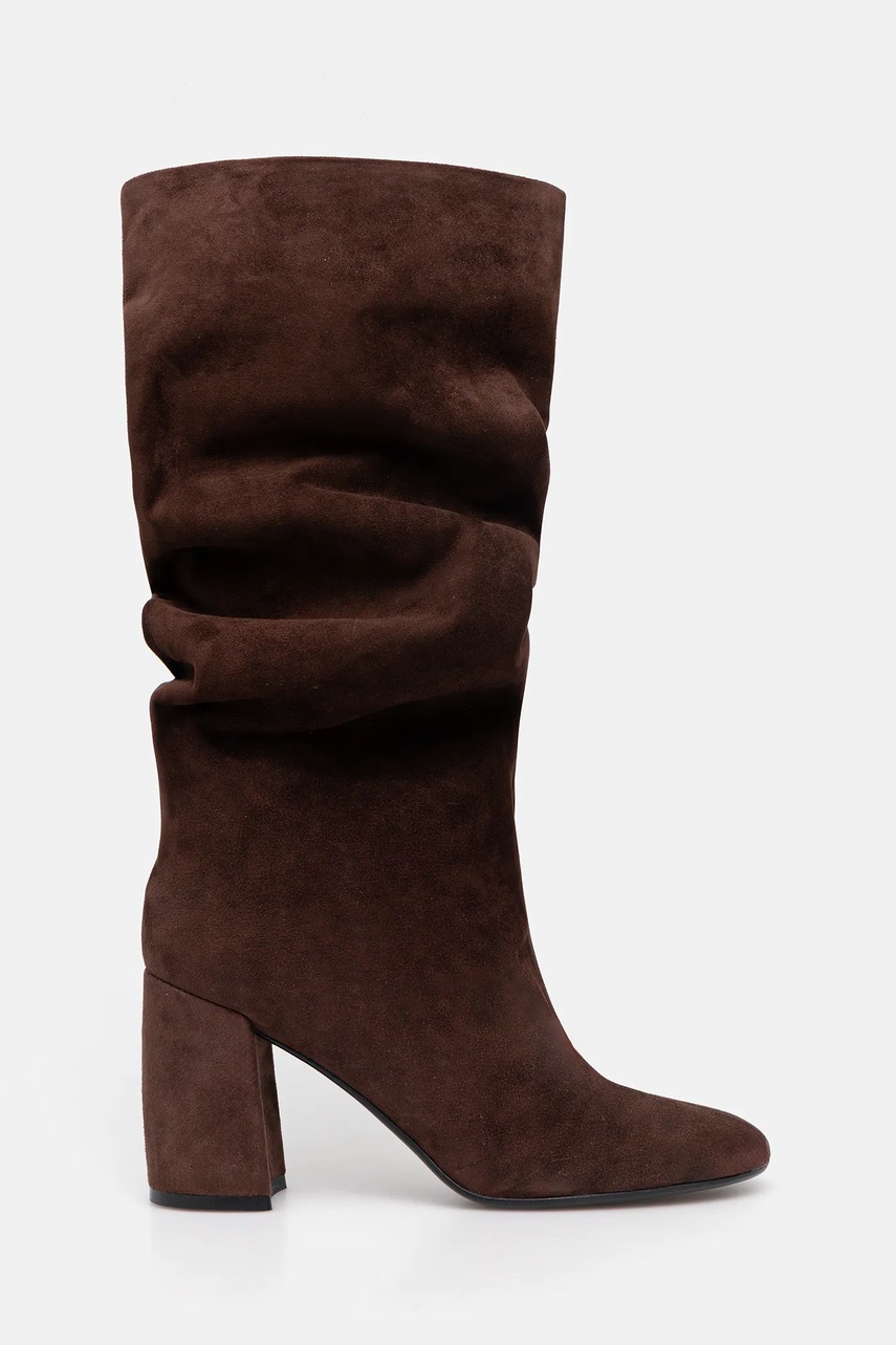 Semišové kozačky Bonded by Answear.LAB &amp; LOBOS (obrázek 3)