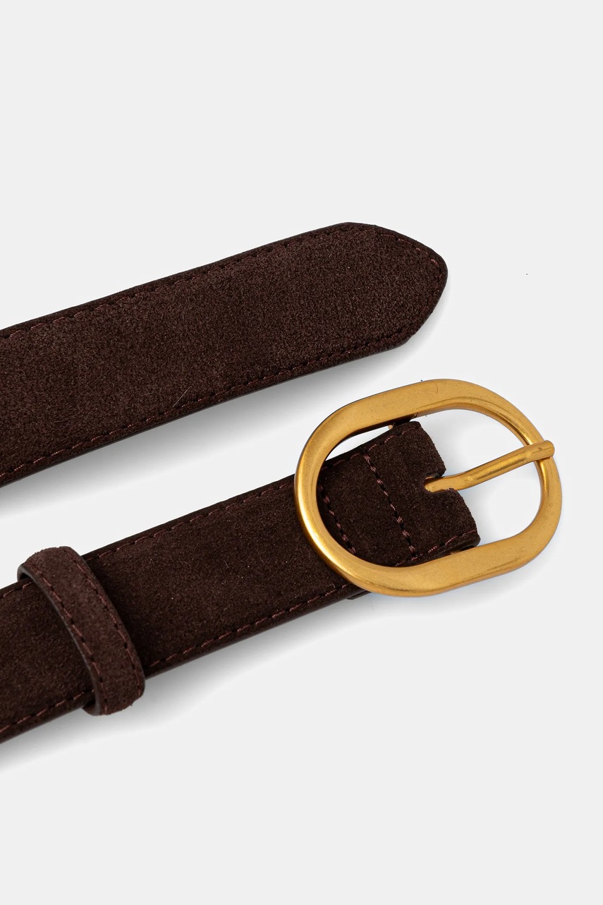 Замшевый ремень Answear.LAB цвет коричневый