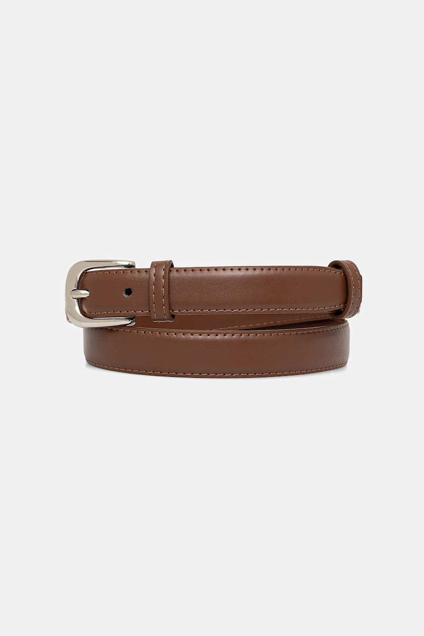 Answear.LAB curea de piele culoarea maro