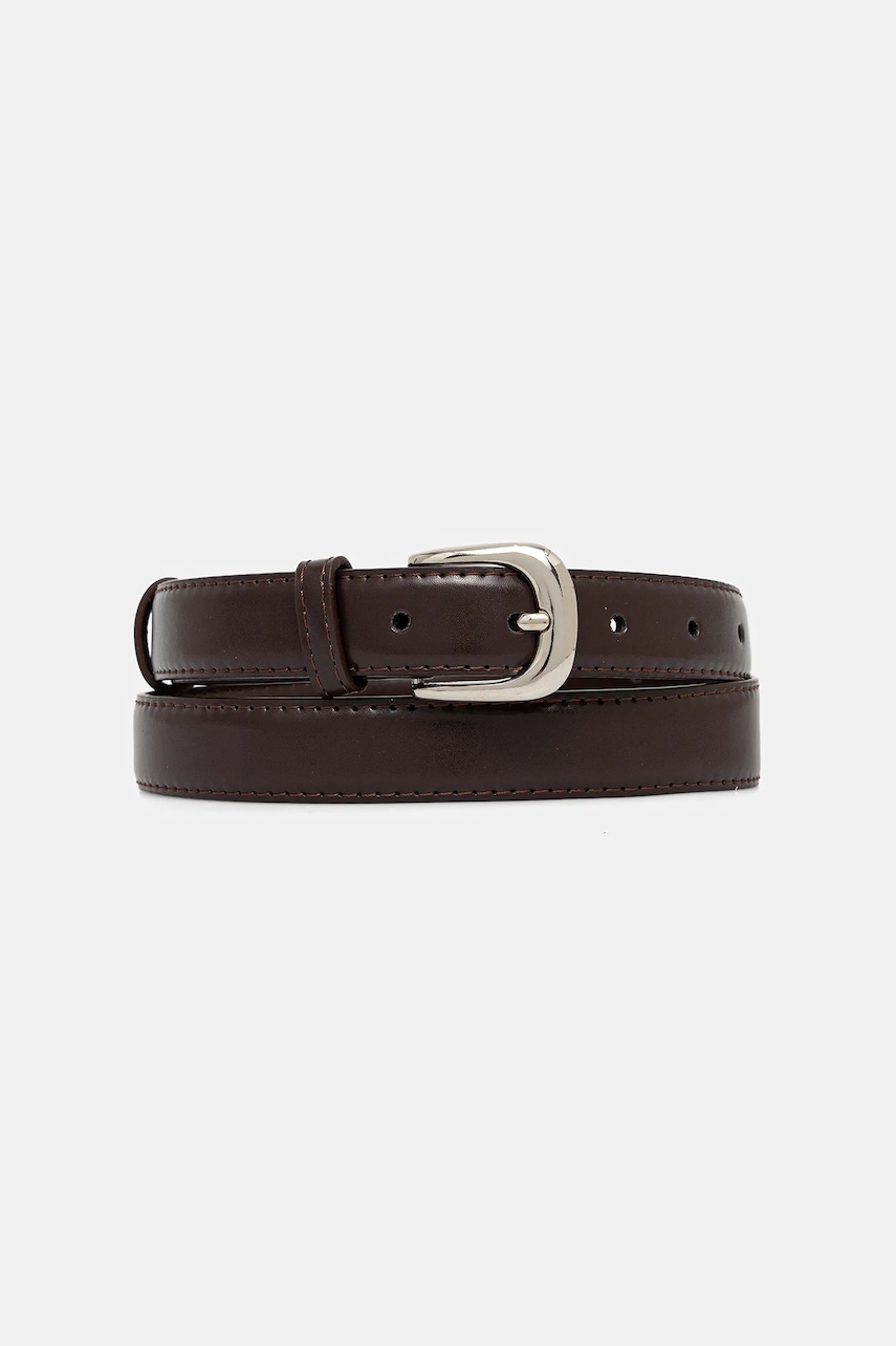 Answear.LAB curea de piele culoarea maro
