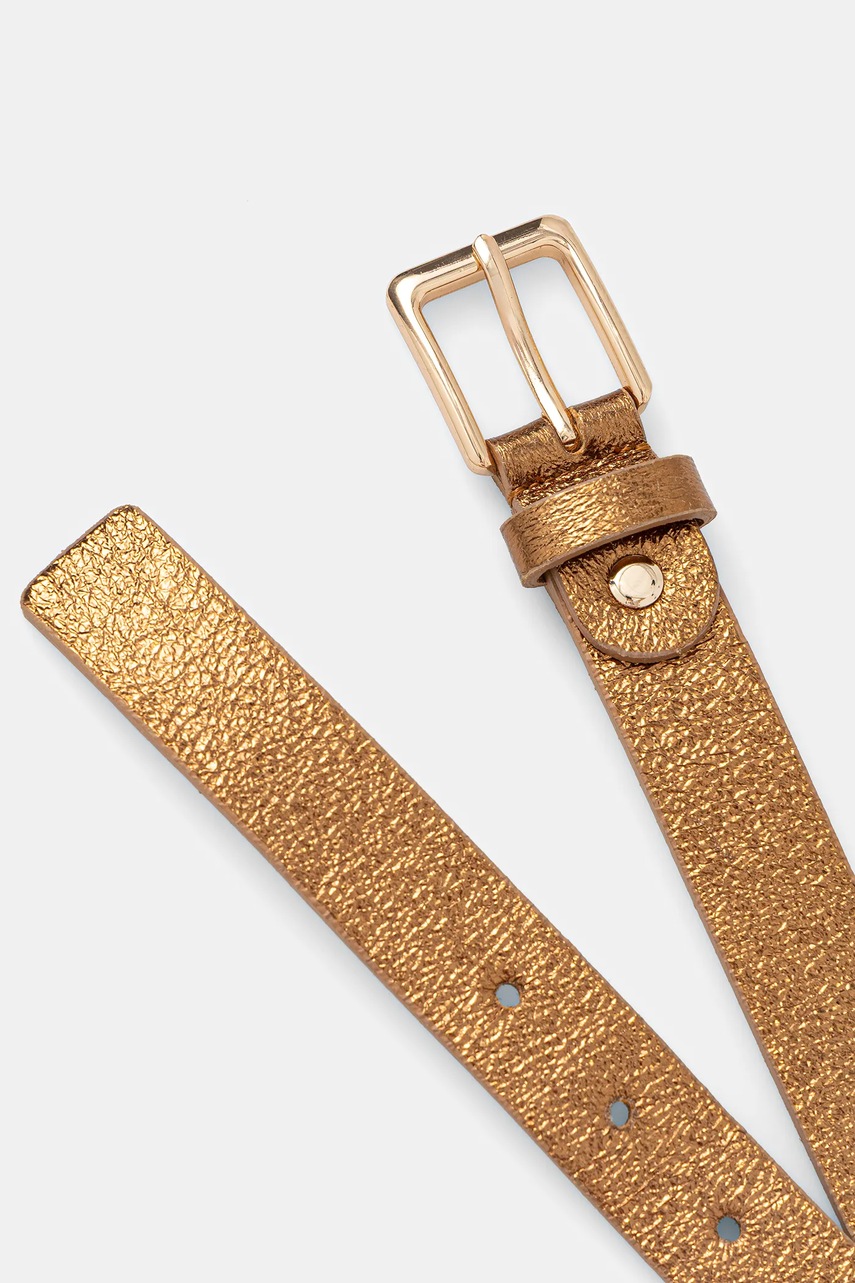 Кожаный ремень Answear.LAB цвет оранжевый