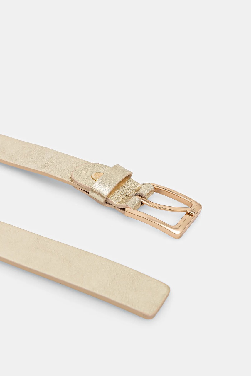 Кожаный ремень Answear.LAB цвет золотой