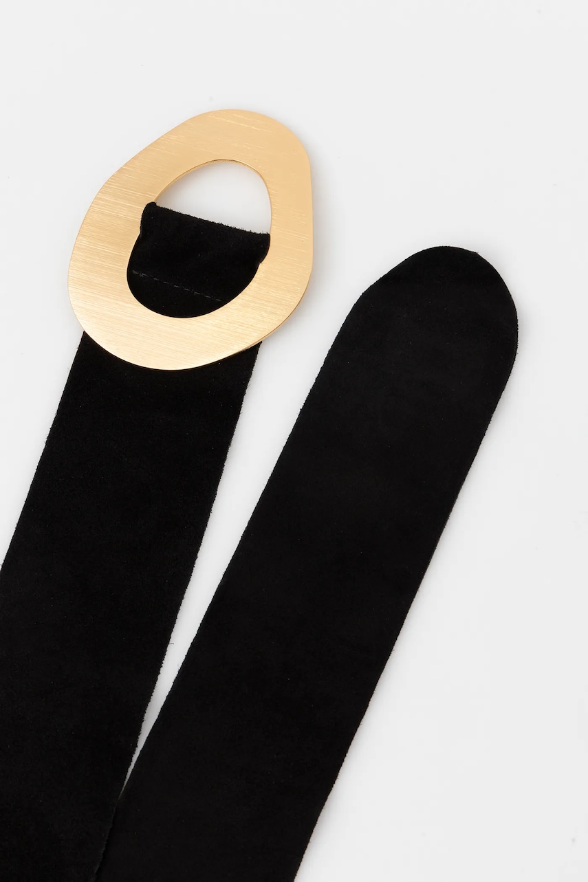 Answear Lab curea din piele intoarsa