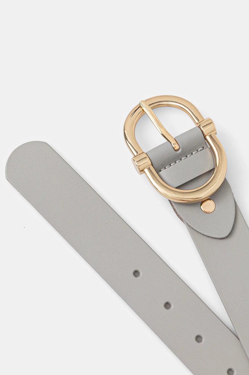 Кожаный ремень Answear.LAB цвет серый