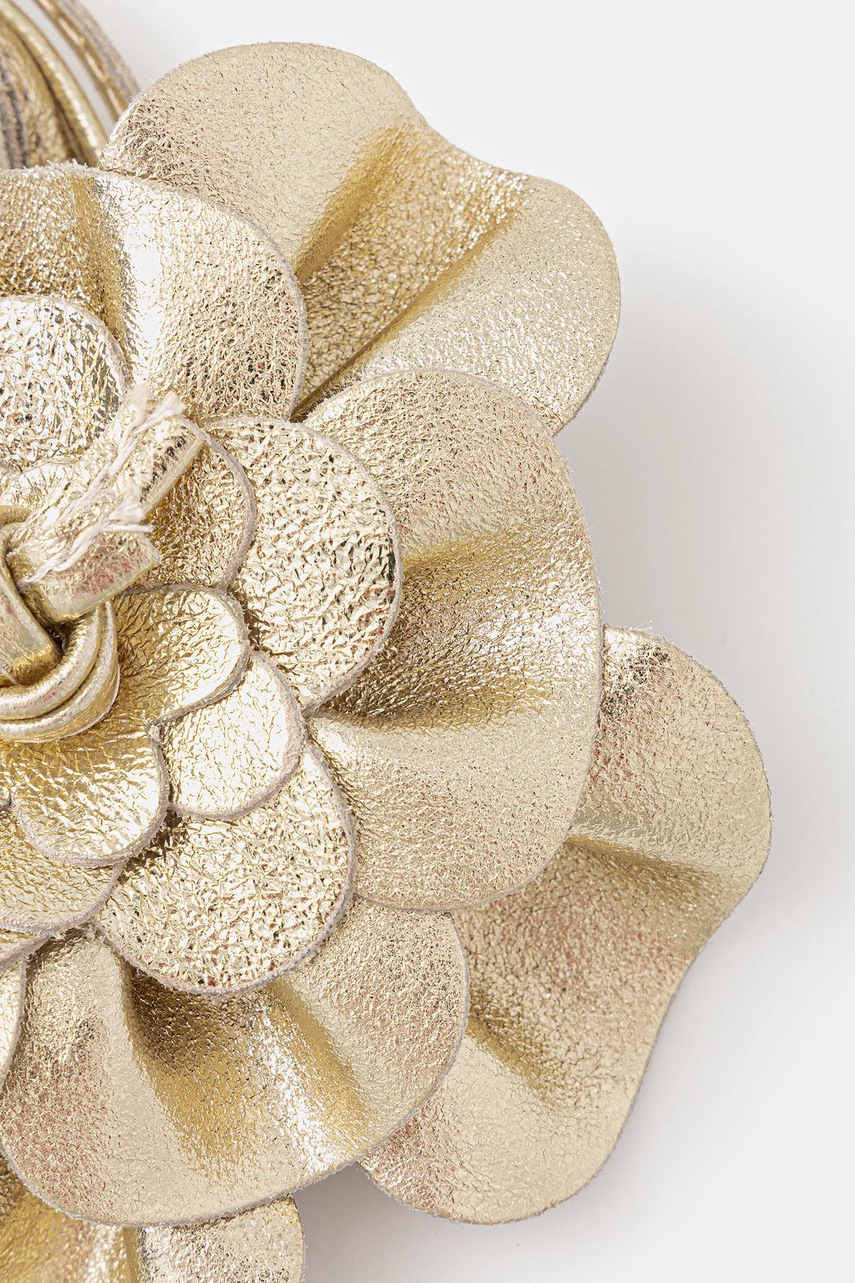 Кожаный ремень Answear.LAB цвет золотой