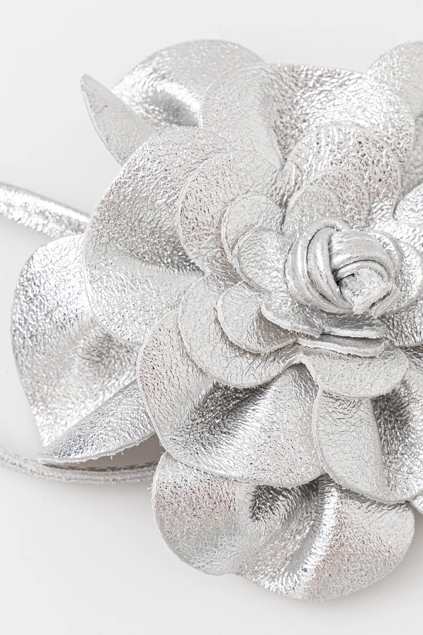 Кожаный ремень Answear.LAB цвет серебрянный