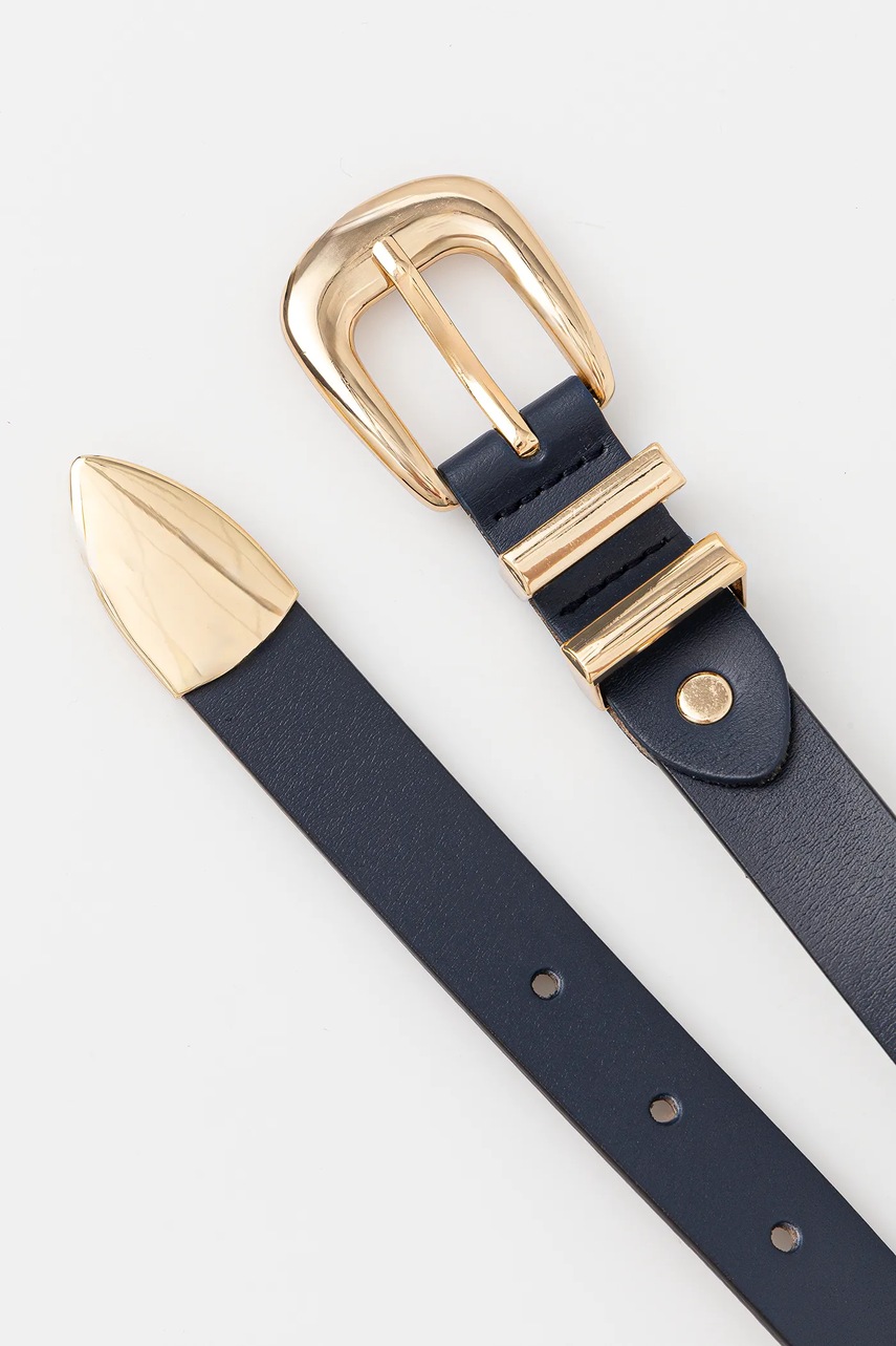 Кожаный ремень Answear.LAB цвет синий Кожаный ремень Answear.LAB цвет синий