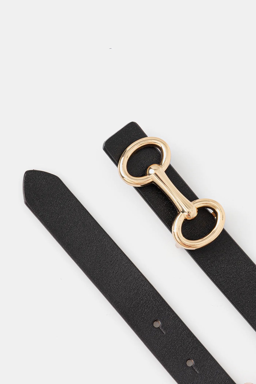 Кожаный ремень Answear.LAB цвет чёрный