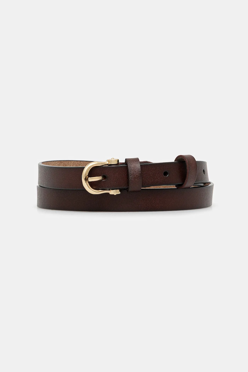 Answear.LAB curea de piele culoarea maro