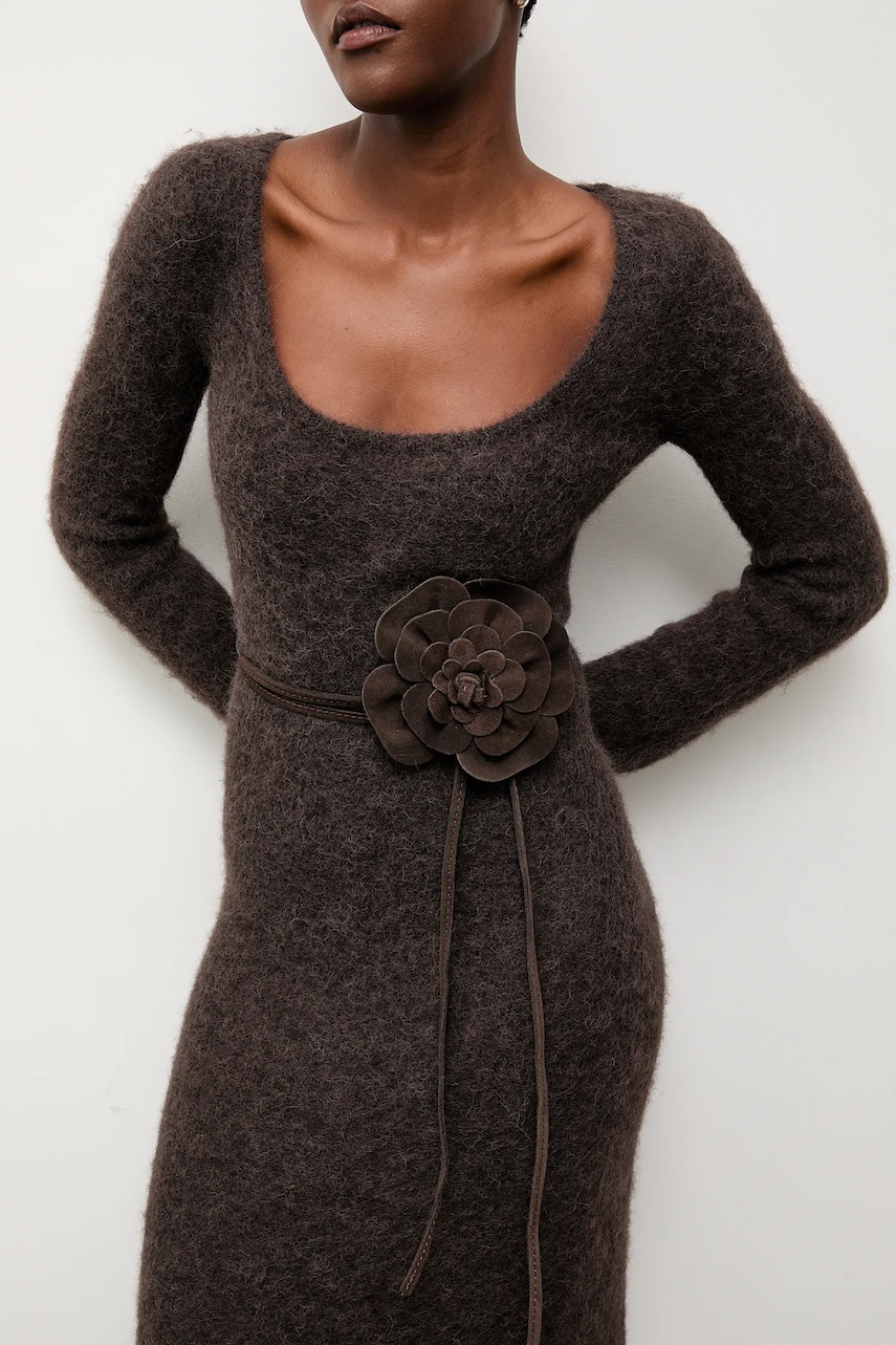 Answear.LAB curea din piele intoarsa culoarea maro