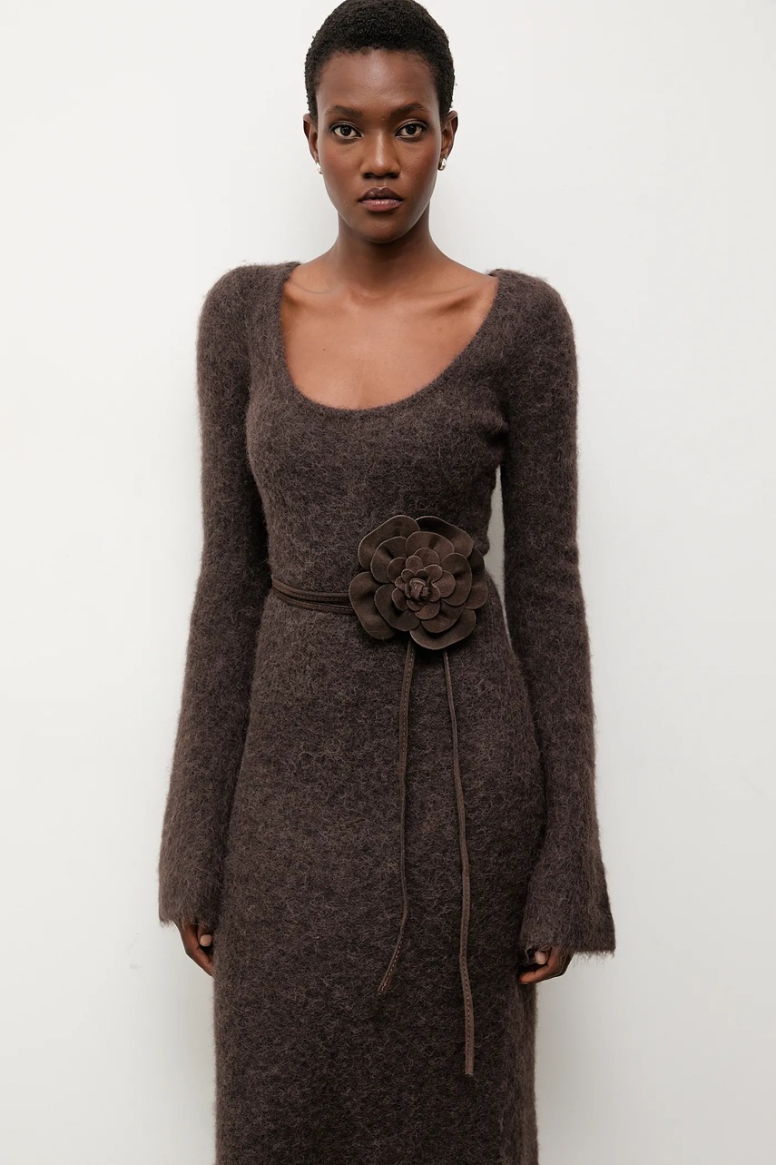 Замшевый ремень Answear.LAB цвет коричневый Замшевый ремень Answear.LAB цвет коричневый