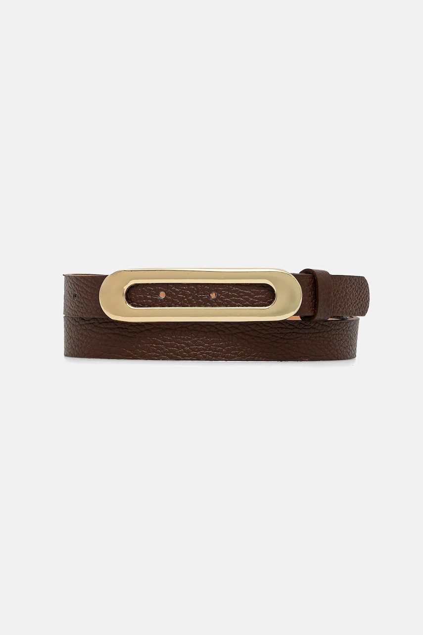 Answear.LAB curea de piele culoarea maro