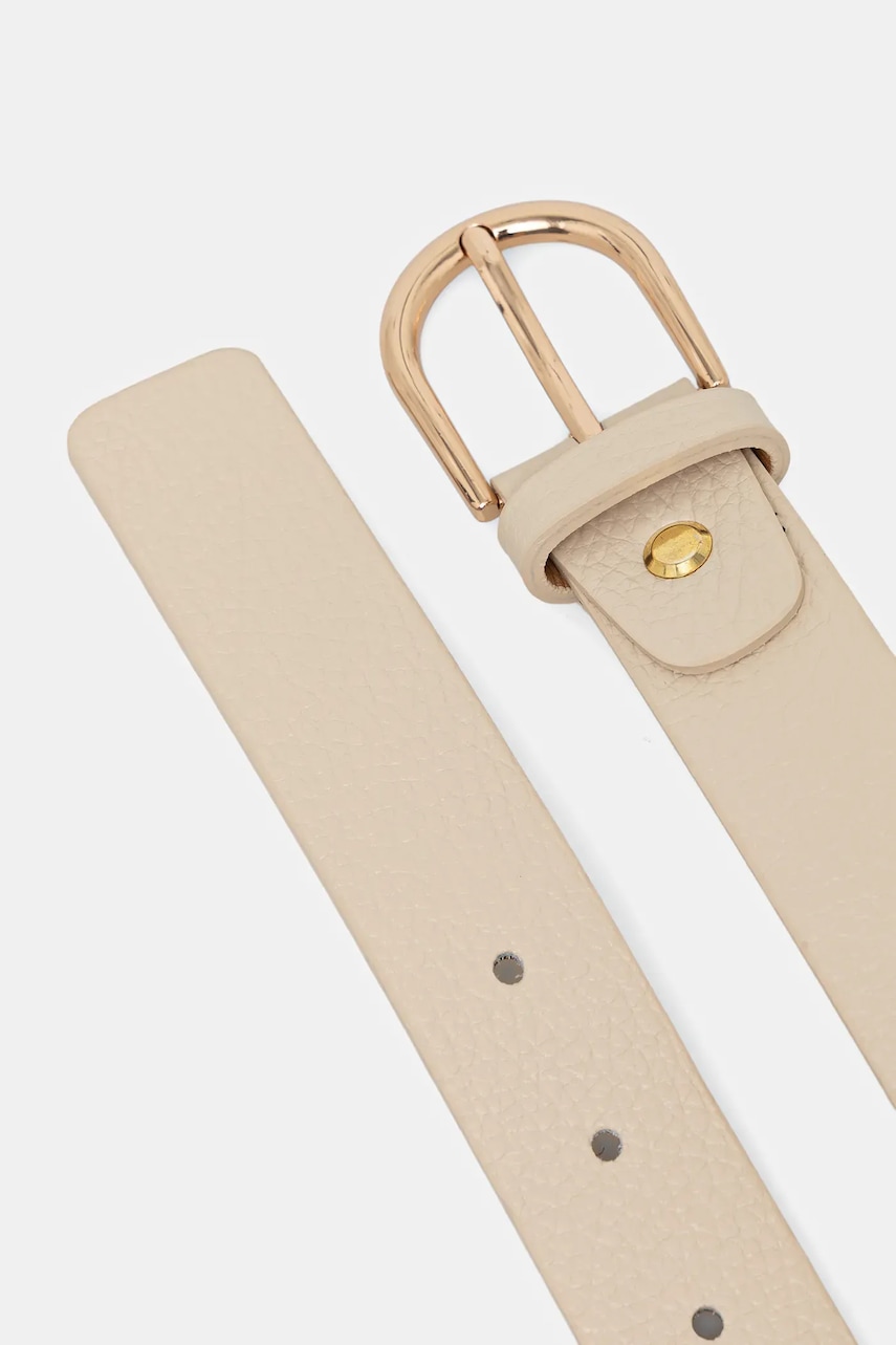 Кожаный ремень Answear.LAB цвет бежевый Кожаный ремень Answear.LAB цвет бежевый