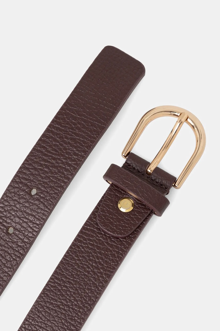 Кожаный ремень Answear.LAB цвет бордовый Кожаный ремень Answear.LAB цвет бордовый