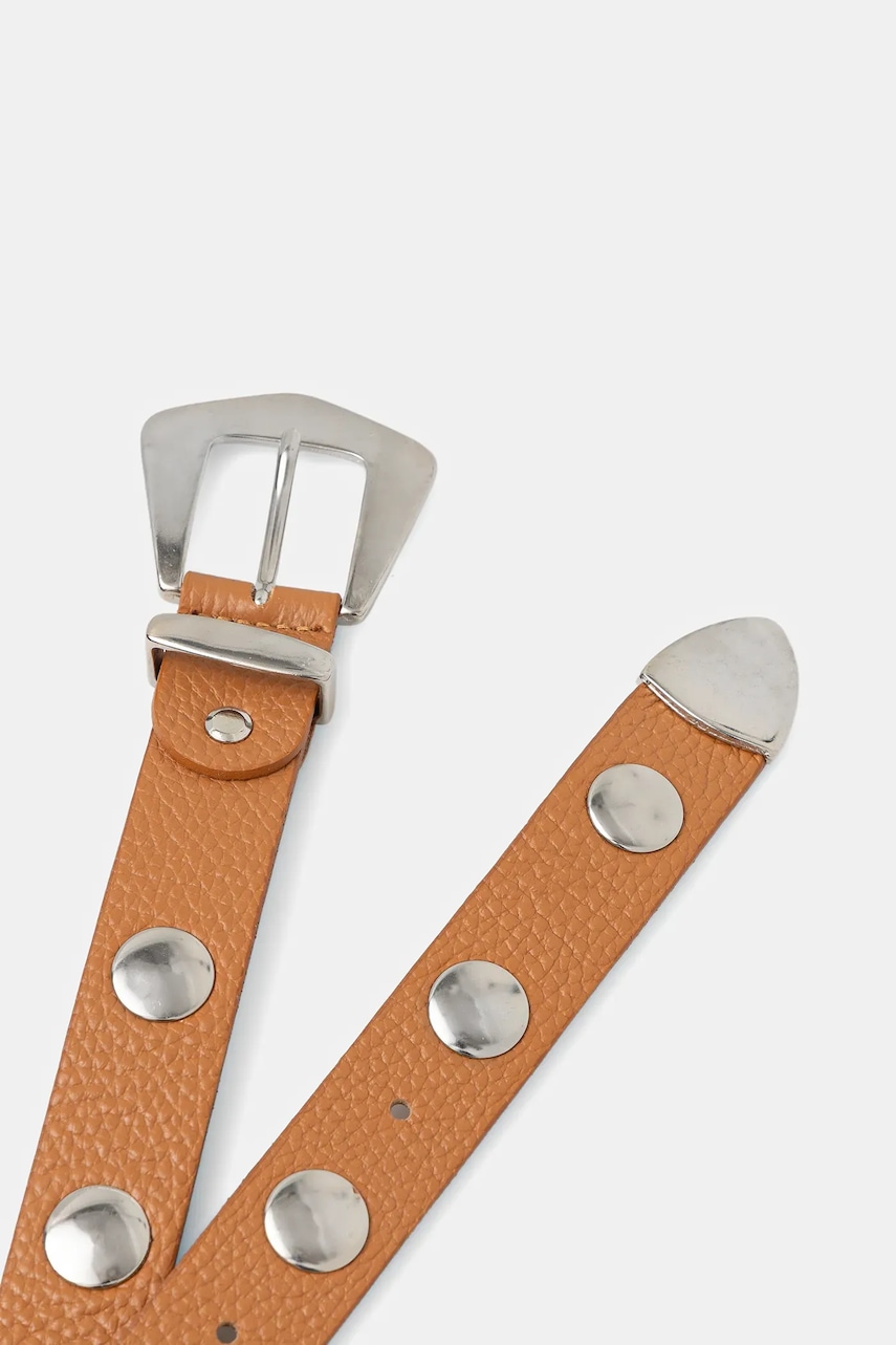 Кожаный ремень Answear.LAB цвет коричневый Кожаный ремень Answear.LAB цвет коричневый