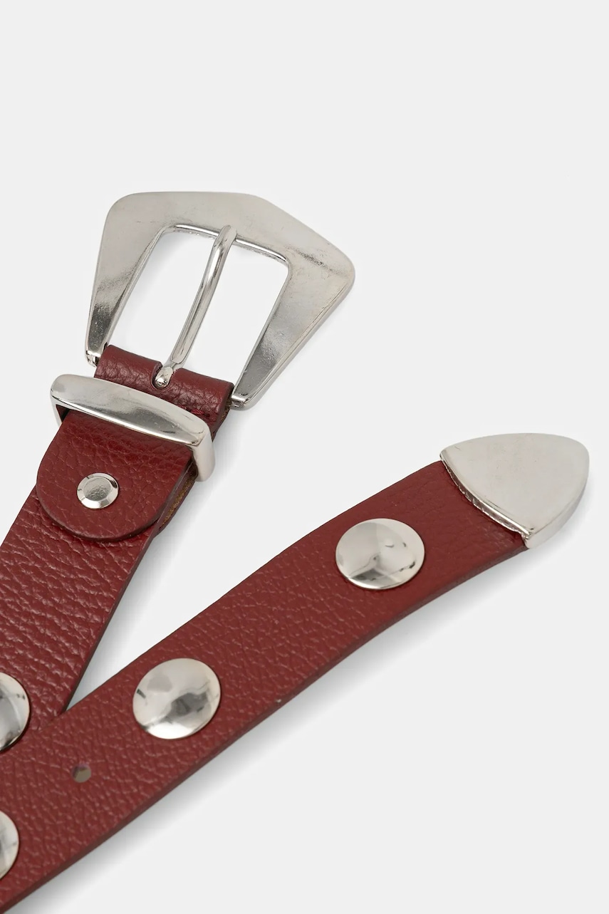 Кожаный ремень Answear.LAB цвет бордовый Кожаный ремень Answear.LAB цвет бордовый