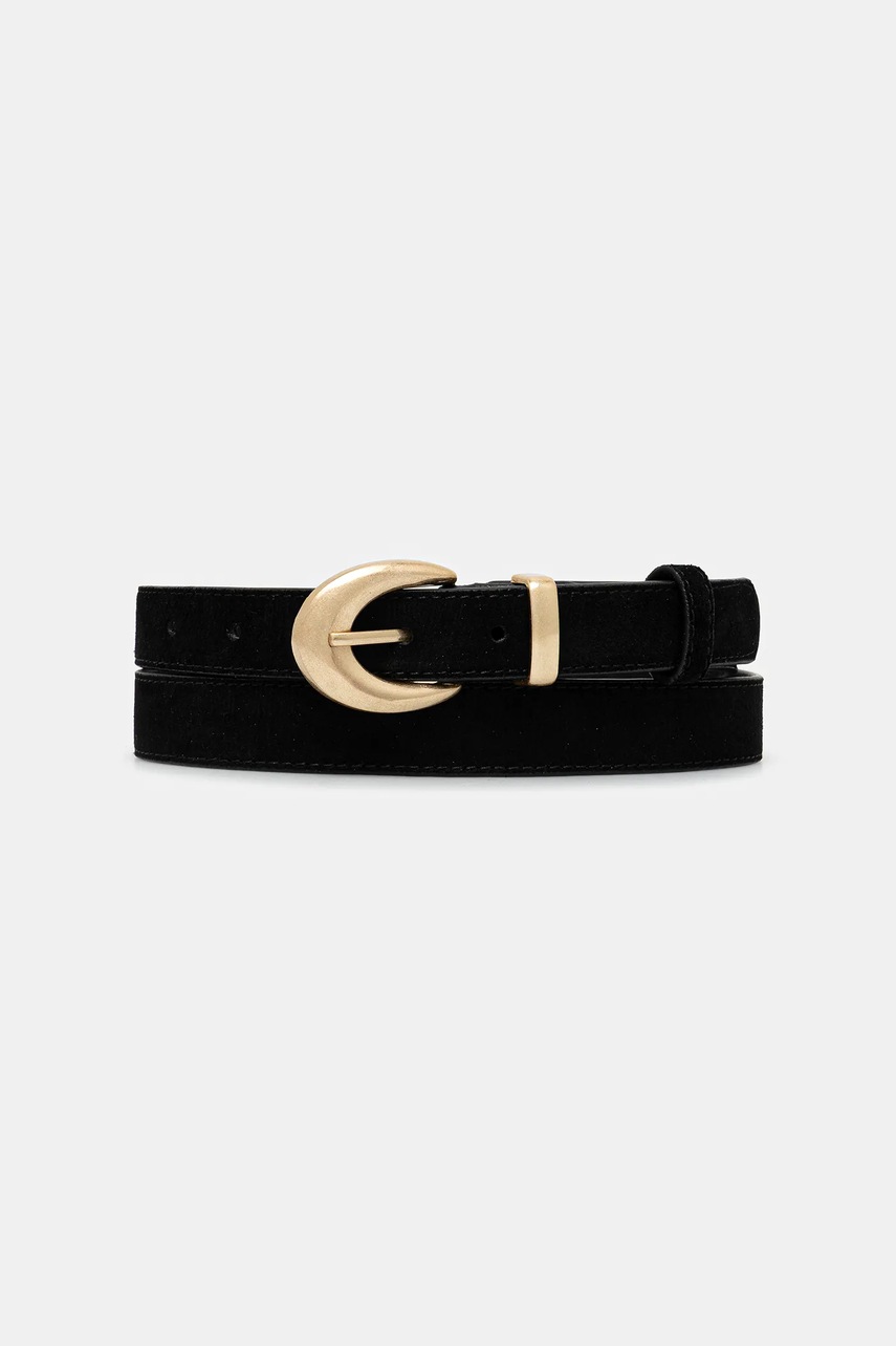 Answear.LAB curea din piele intoarsa culoarea negru