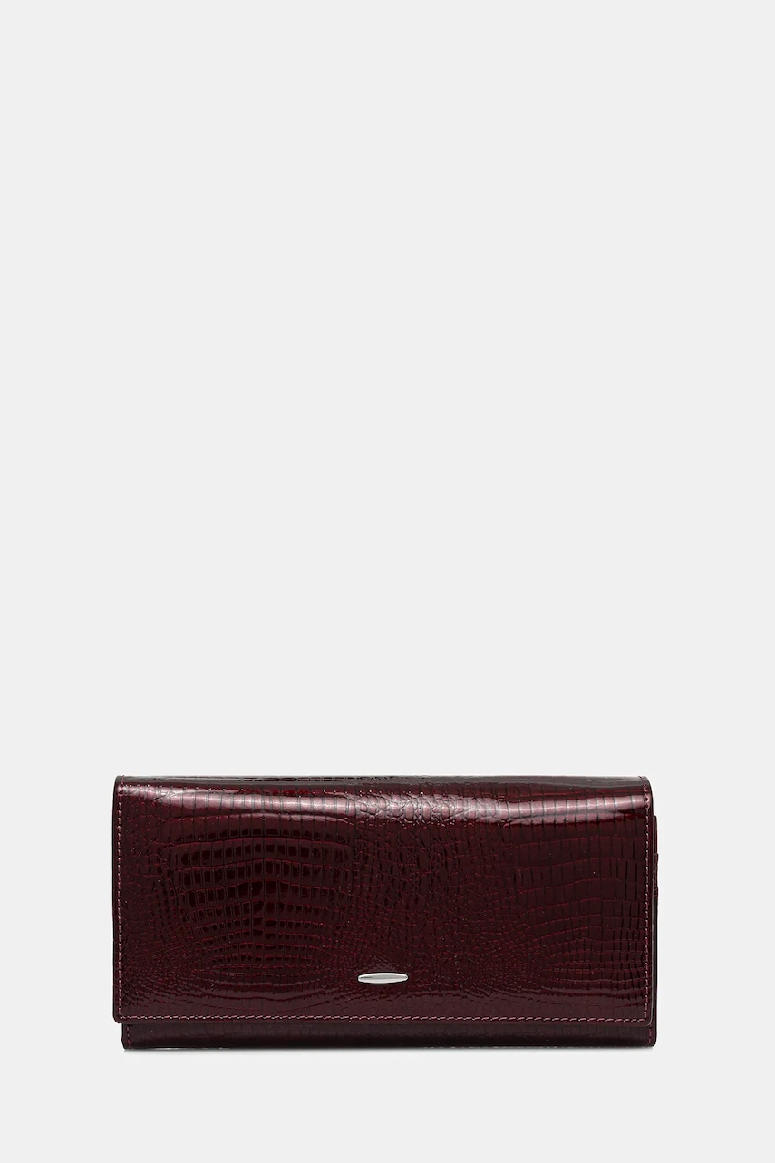 Answear.LAB portofel de piele culoarea rosu