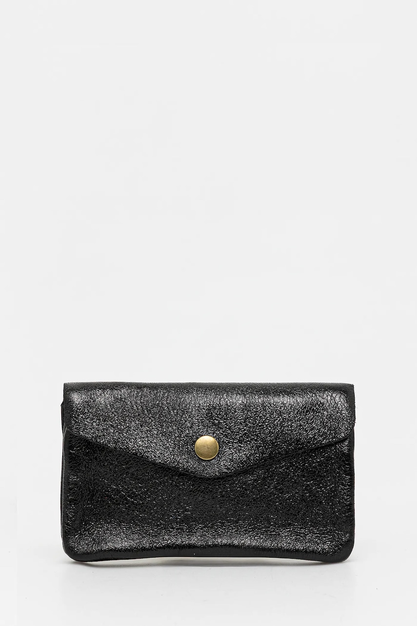 Answear.LAB portofel de piele culoarea negru