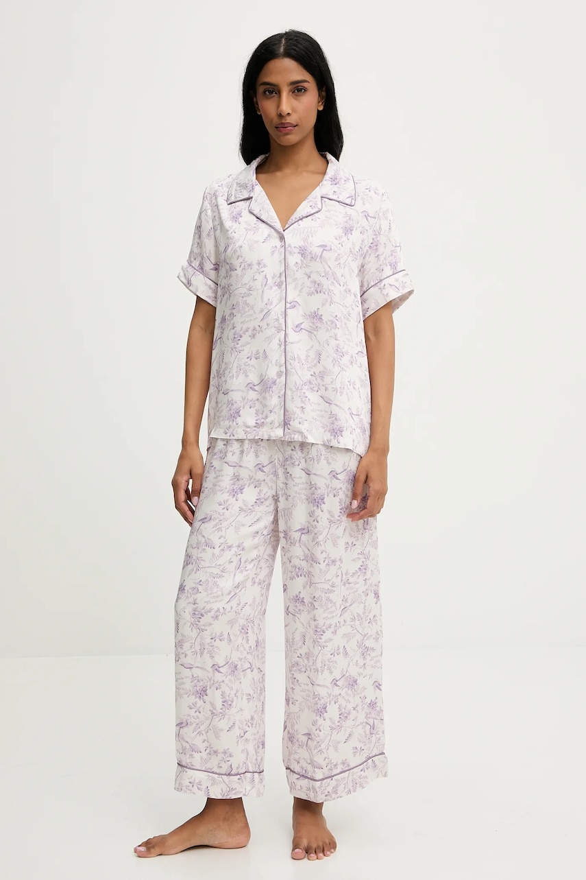 Answear Lab pijama culoarea violet