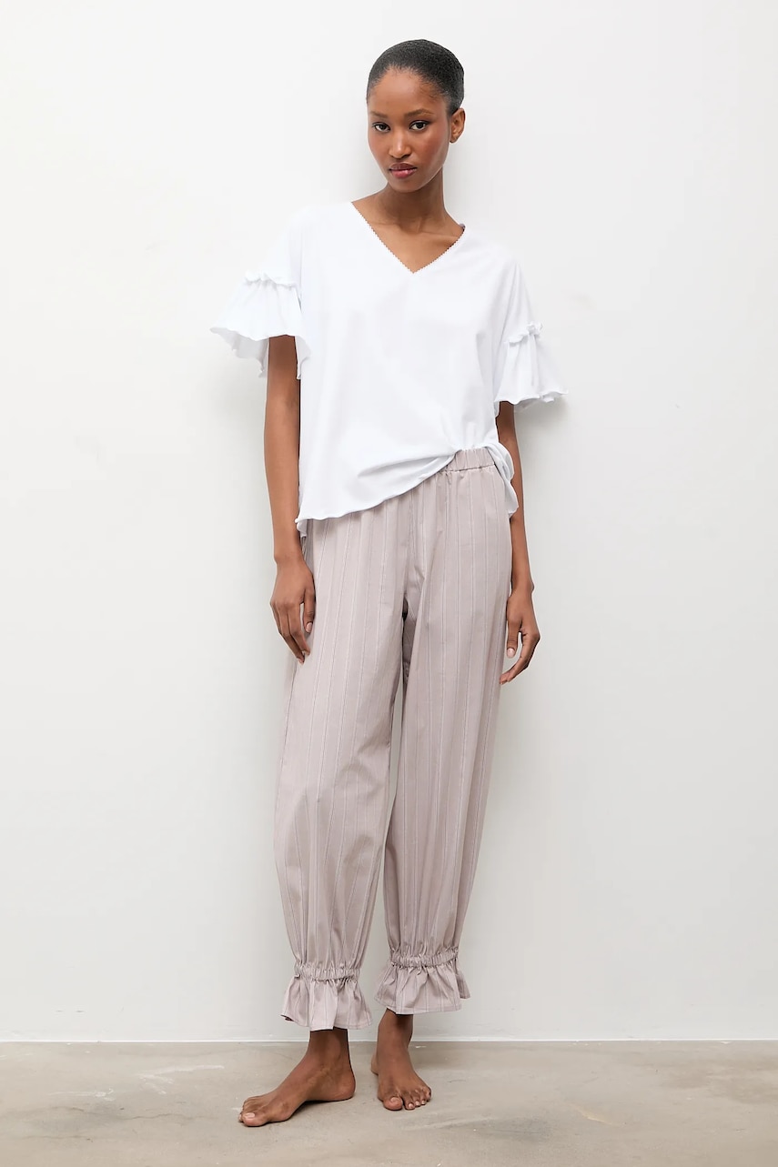 Answear.LAB pijama culoarea bej