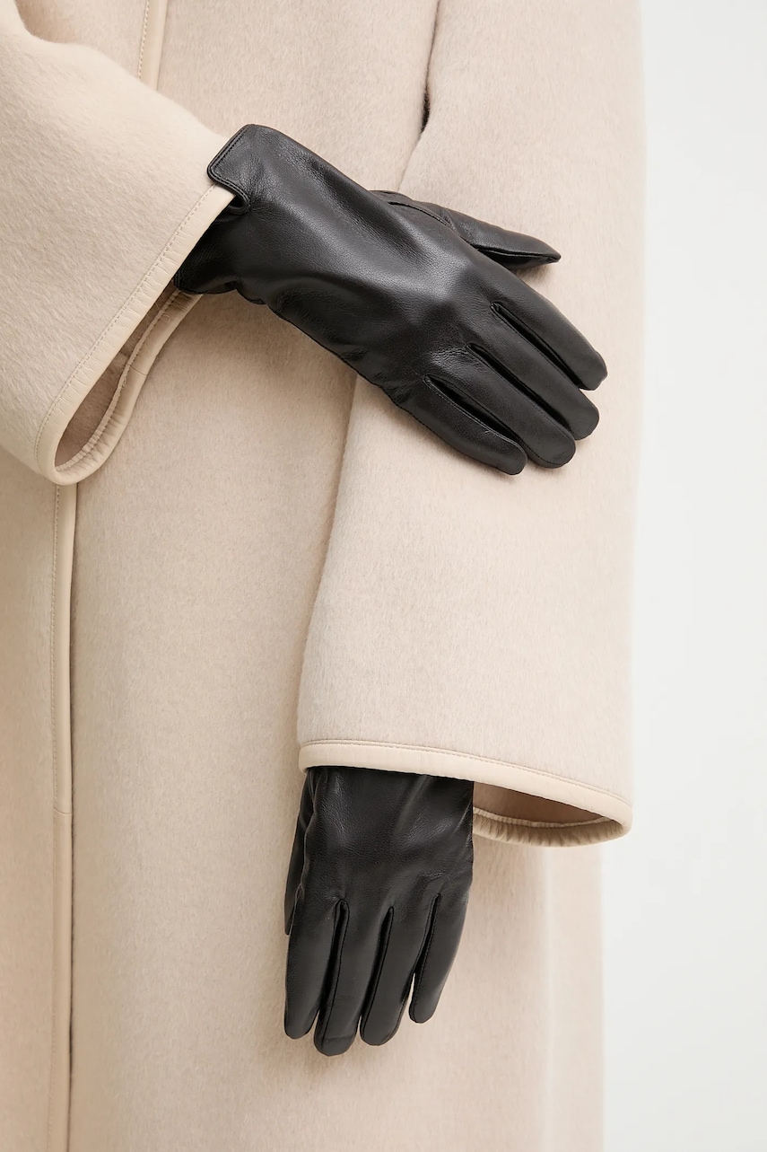 Answear.LAB manusi de piele culoarea maro