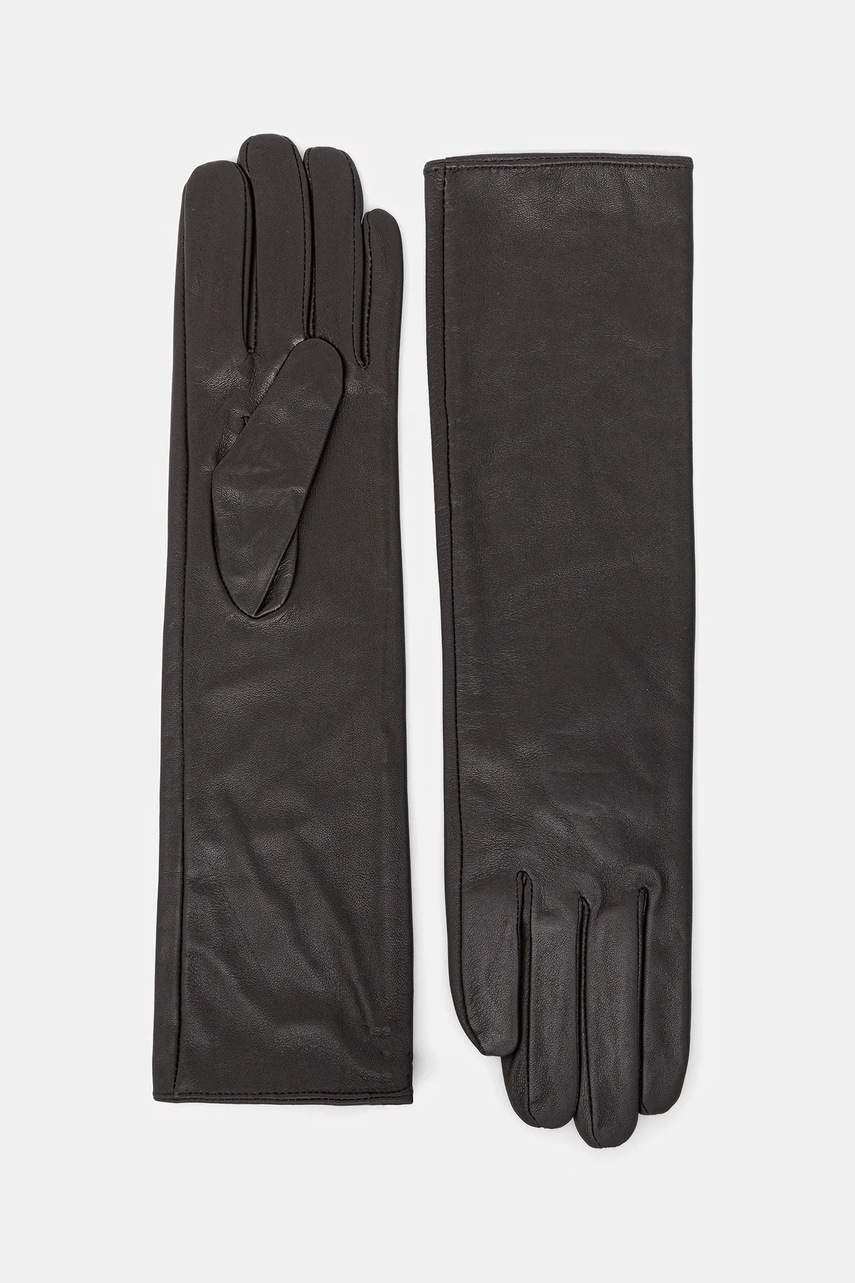 Answear.LAB manusi de piele culoarea maro