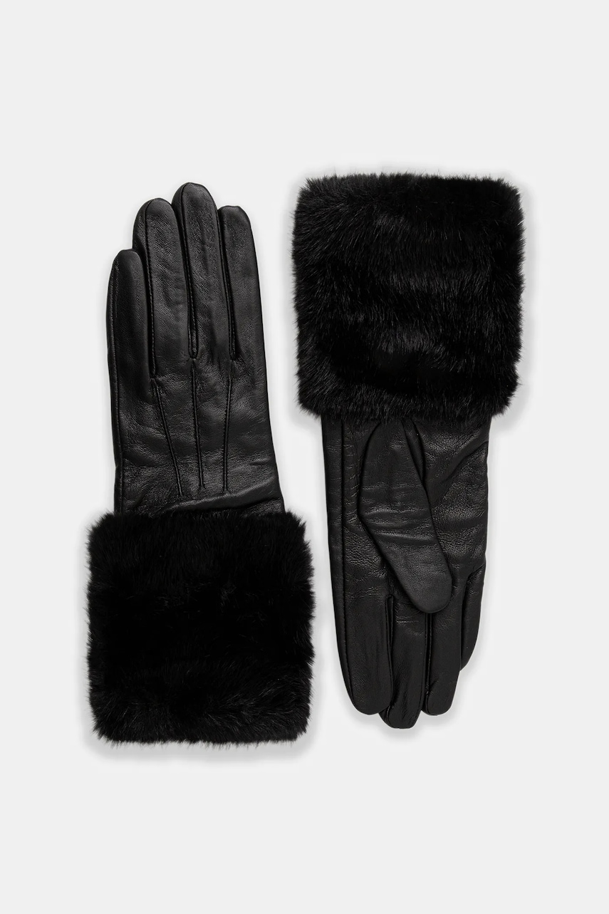 Answear.LAB manusi de piele culoarea negru