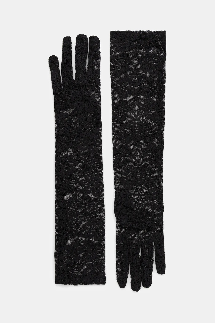 Levně Rukavice Answear.LAB dámské, černá barva