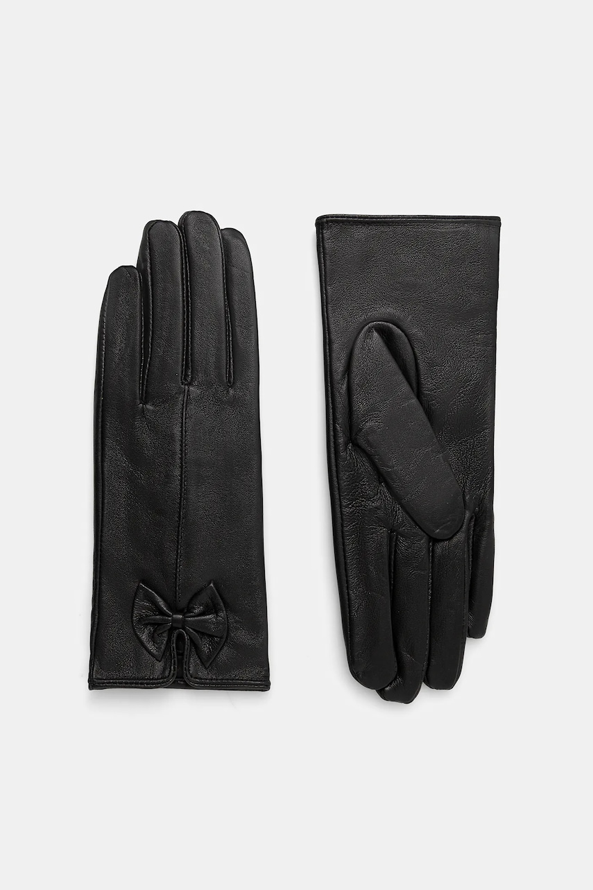 Answear.LAB manusi de piele culoarea negru