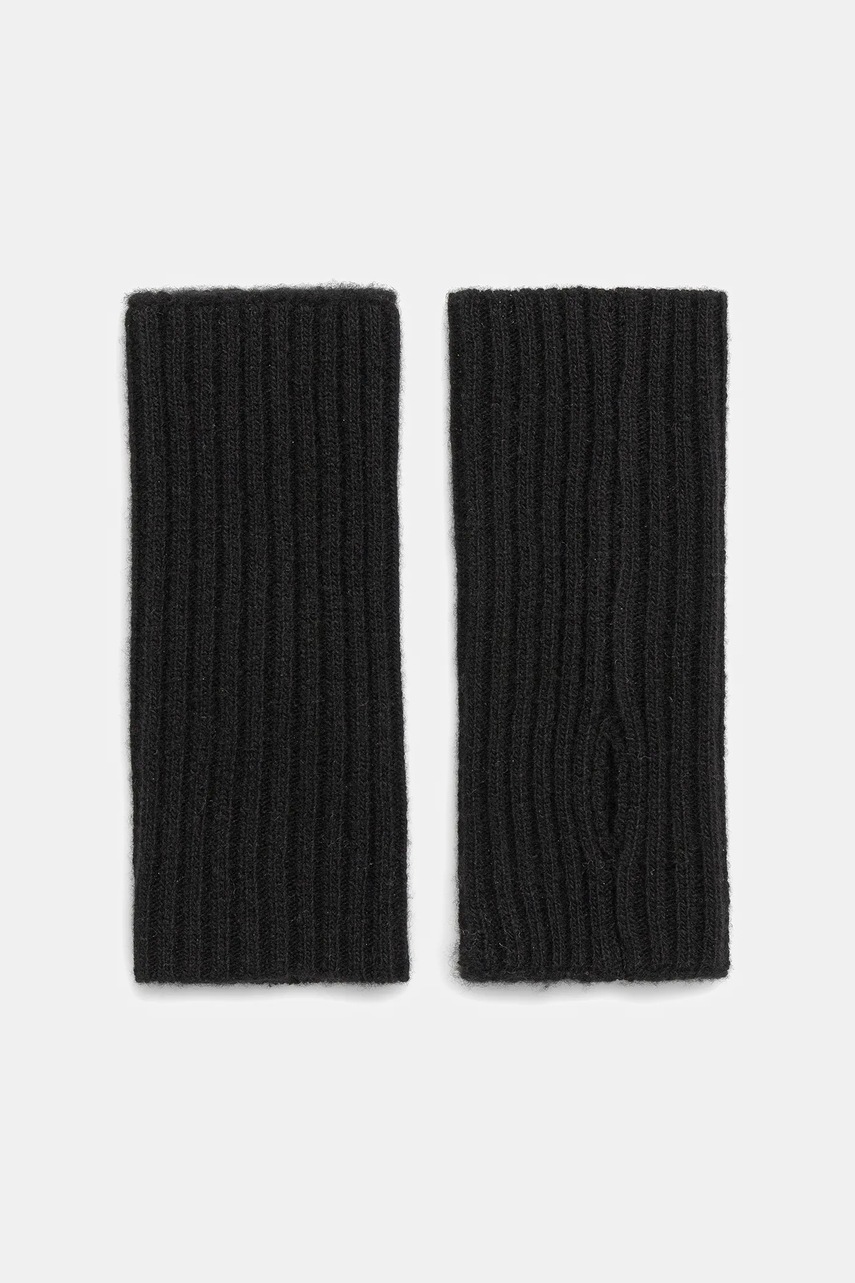 Шерстяные митенки Answear.LAB цвет чёрный